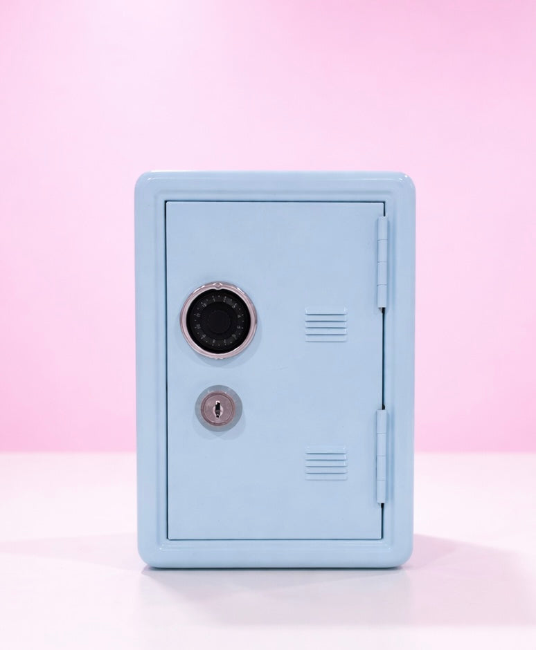 light blue locker